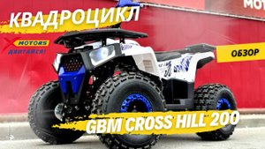 ОБЗОР на квадроцикл GBM CROSS HILL 200 от X-MOTORS