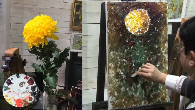 ТЕСТ трансляция - Золотая японская хризантема смотреть онлайн