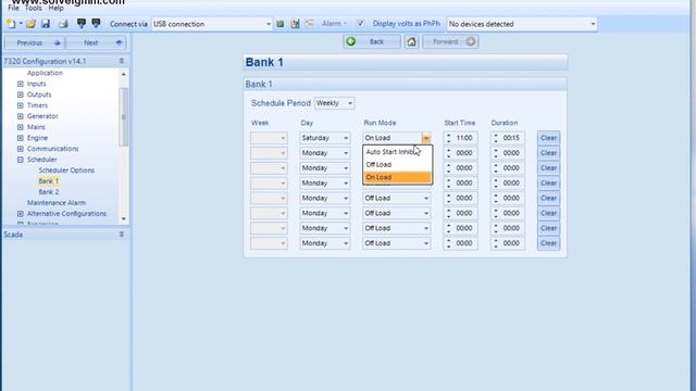 Configuration calendar DSE 7320 смотреть онлайн
