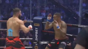 МУХАМЕД "КИБОРГ"КАЛМЫКОВ ПОЛНЫЙ БОЙ HARDCORE FIGHTING РОССИЯ VS США