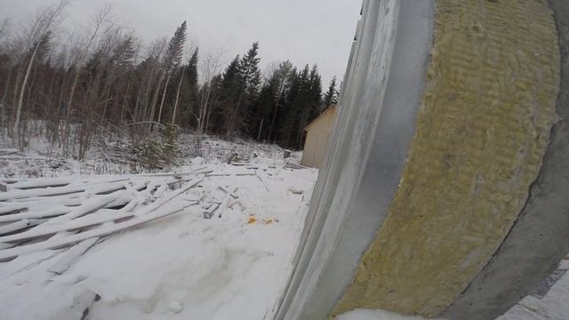 Строительство дома БЭНПАН в Архангельске. Часть 1. смотреть онлайн