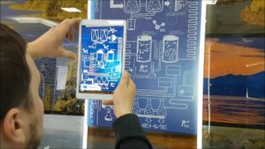 Интерактивная AR система для демонстрационного панно