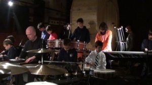 Fritz Hauser - SCHRAFFUR - for gong solo and percussionist children