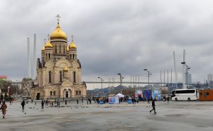 Пасхальный концерт на площади. Владивосток