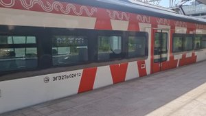 ЭГЭ2Тв-024 "Иволга-4.0" на станции Митьково (Линия D3). 3 августа 2024г.