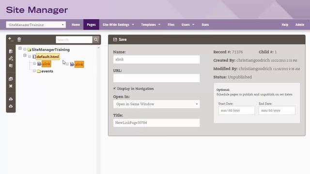 Pages Tab - Tree View смотреть онлайн