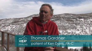 Mountain Family Health Center patient Thomas Gardner