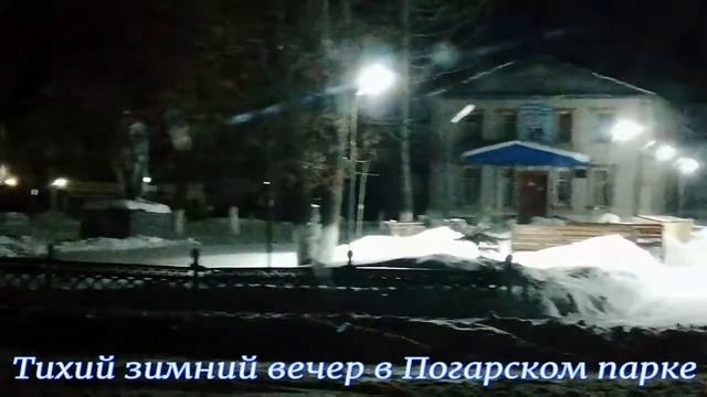 Тихий зимний вечер в Погарском парке смотреть онлайн