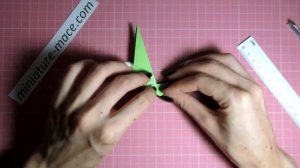 Оригами дилофозавр /Origami dilophosaurus