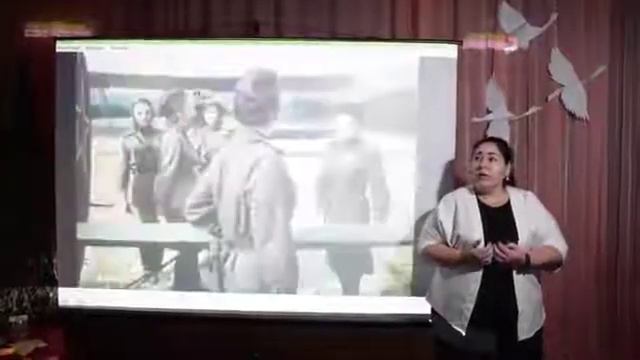Песня "Когда вы песни на земле поете" в исполнении Сапият Ипиевой