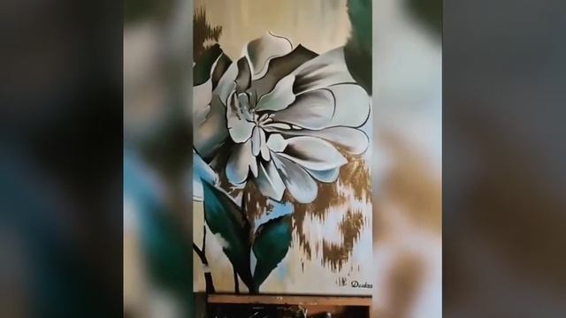 Картина маслом на холсте с поталью смотреть онлайн