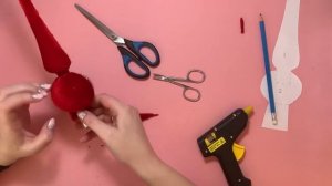 Бархатная макушка на ёлку своими руками  I  Переделка макушки из FIX PRICE