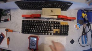 переделка проводной клавиатуры в беспроводную (3). Прозвонка кнопок.