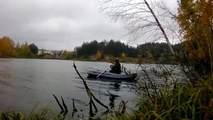 Щука Луховицы осень 2014 голубые озера