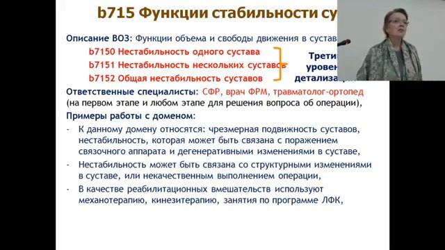 Буйлова Т.В. Использование МКФ в реабилитации больных ортопедо-травматологического профиля
