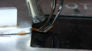 How to unsolder a connector from a flat  cable / Как отпаять разъем на шлейфе