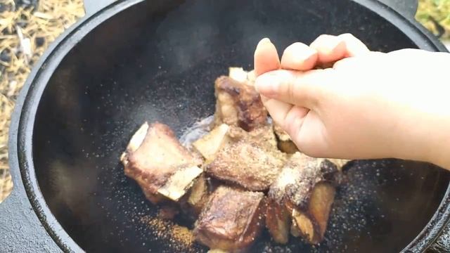 УЗБЕКСКАЯ ШУРПА В КАЗАНЕ_ КОВУРМА В КАЗАНЕ НА КОСТРЕ смотреть онлайн