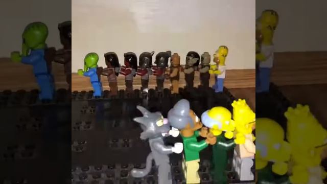 Lego animation: An Alien's Giant Conga line смотреть онлайн