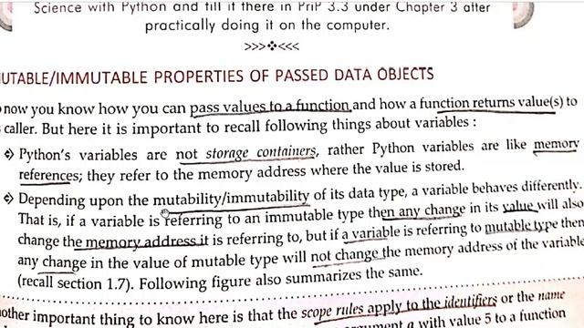 ch-3;Working with functions;name resolution/LEGB RULE; MUTABLE/IMMUTABLE PROPERTIES;d7 2020 05 28