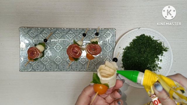 Красивые закуски на праздничный стол!