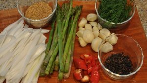 Маринованная спаржа