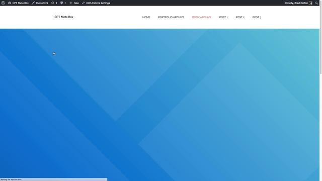 Add Meta Box To Custom Post Type Archive смотреть онлайн