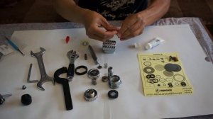 Сервисное обслуживание первой ступени регулятора Apeks TEK3