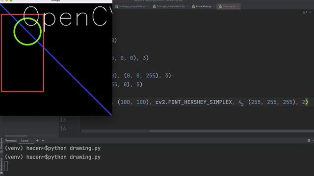 OpenCV with Python | 8-Drawing Functions