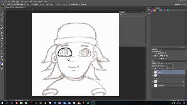 Photoshop Tutorial - Lesson 31 - Tracing a Character Using Pen Tool