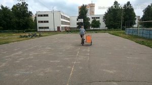 Боковая коляска для велосипеда. Bicycle sidecar.