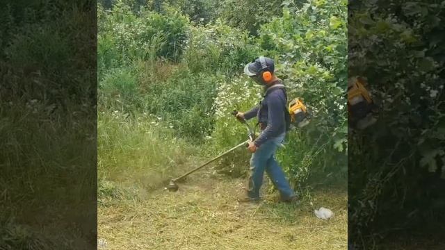 #Покос травы. Stiga SBC 653 KD. смотреть онлайн