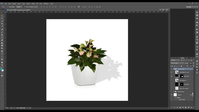Как сделать тень в фотошоп (Photoshop) смотреть онлайн