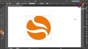 Illustrator Logo Design Tutorial / Orange 3D Logo Design / How to Design 3D Logo Design