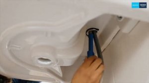 Монтаж смеситель для раковины GROHE QuickFix с донным клапаном