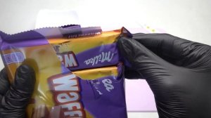 ASMR Unboxing Milka Waffelini