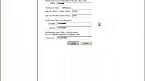 E-pass token format procedure