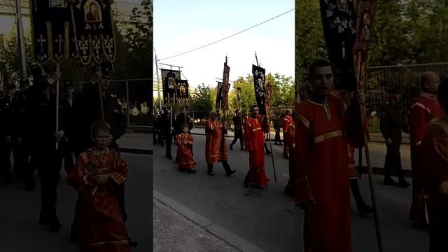 28 апреля 2019 года. Крестный ход в Волгограде смотреть онлайн