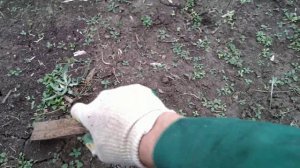 Отпугиватель кротов на солнечных батареях, установка.