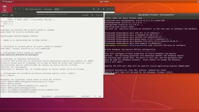 Instalar Oracle 11g express edition | Ubuntu 18.04 смотреть онлайн