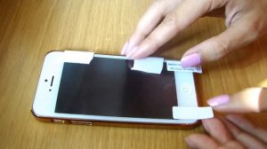 Как наклеить защитную пленку на Iphone 5