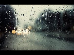 Дождь с черным экраном для сна, учебы.