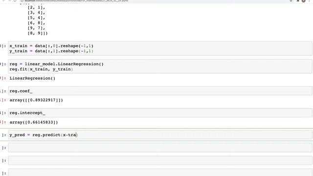 #27: Scikit-learn 24:Supervised Learning 2: Ordinary Least Squares, LinearRegression