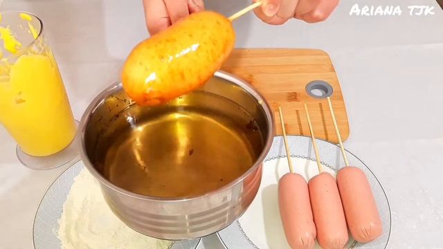 ВКУСНЕЙШИЙ КОРН ДОГ! СОСИСКИ В КЛЯРЕ! АВТОРСКИЙ КЛЯР!
