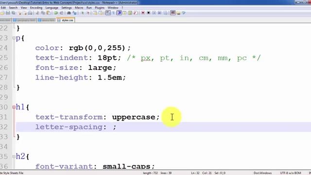 HTML CSS Project Development - Example - Step 2