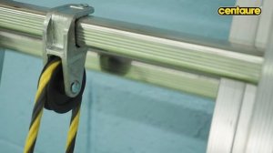 Двухсекционная выдвижная лестница профессиональной серии Centaure C2 STAB