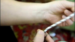 ➤ Как набрать ячеи 3.5 или 4.5 на огниво. Посадка и набор неполных ячей на шнур рыболовной сети.