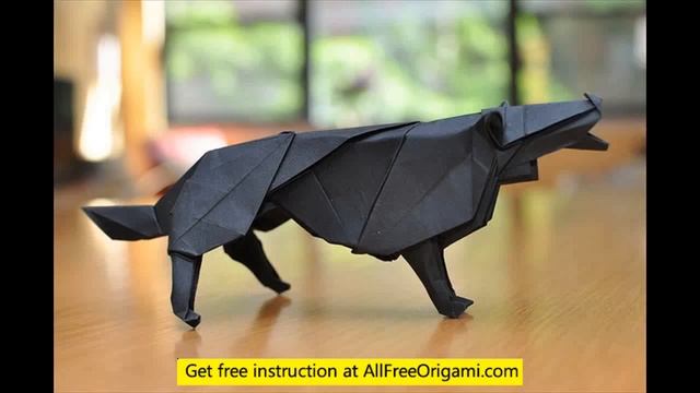 Origami Wolf