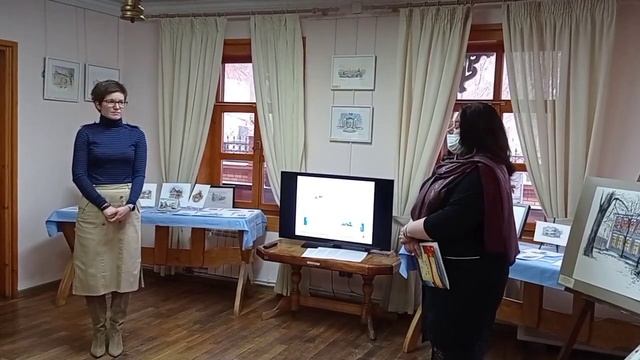 Открытие выставки Анны Бабышевой "Акварельные зарисовки"
