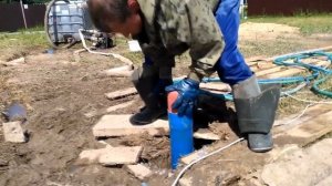 Добурились до воды! Скважина 12м. Дебит 4,5 куба!!! НЕРЕАЛЬНО!