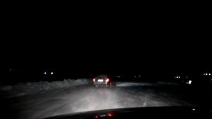 Зимний дрифт на Subaru legacy
